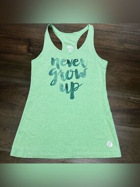 Raw Threads Never Grow Up Tank Top XS